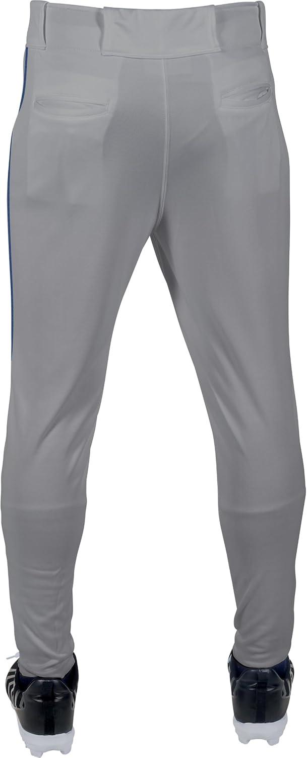 imageRawlings  Mens Launch Series Baseball Pants  Pro Taper Fit  Adult Sizes  Piped  Multiple ColorsGrey  Navy