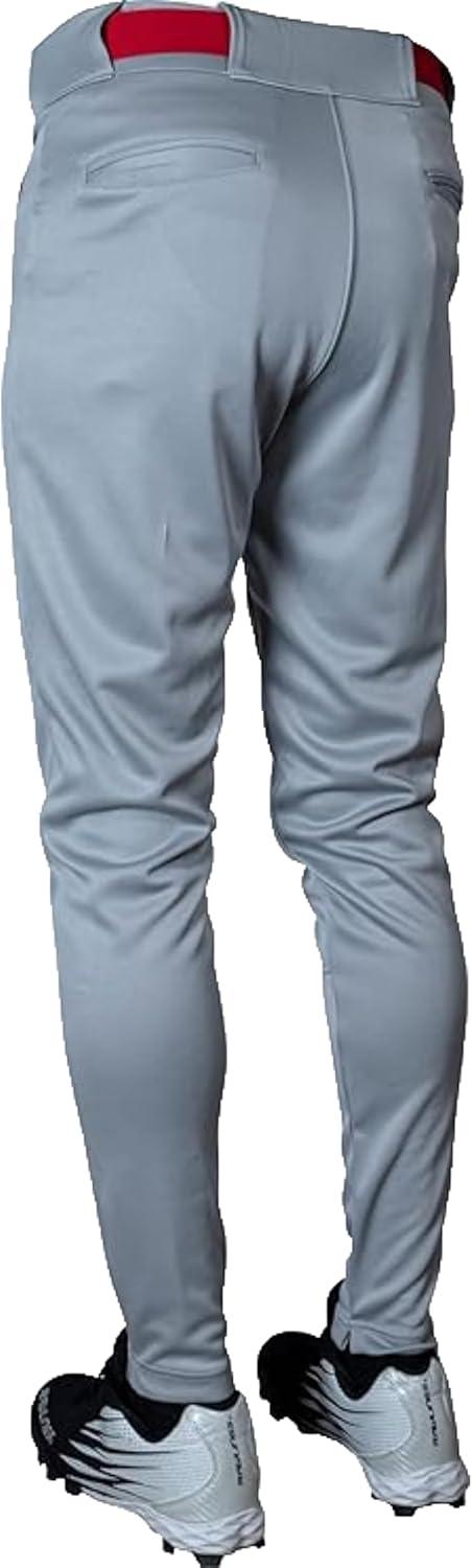 imageRawlings  Mens Launch Series Baseball Pants  Pro Taper Fit  Adult Sizes  Piped  Multiple ColorsGrey