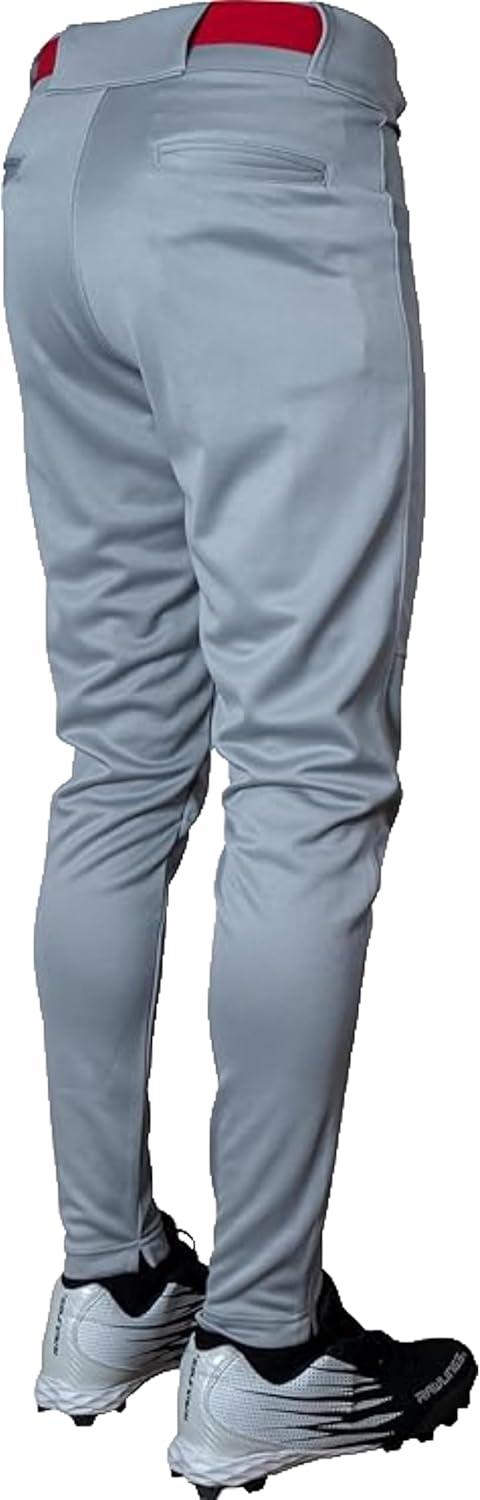 imageRawlings  Mens Launch Series Baseball Pants  Pro Taper Fit  Adult Sizes  Piped  Multiple ColorsGrey
