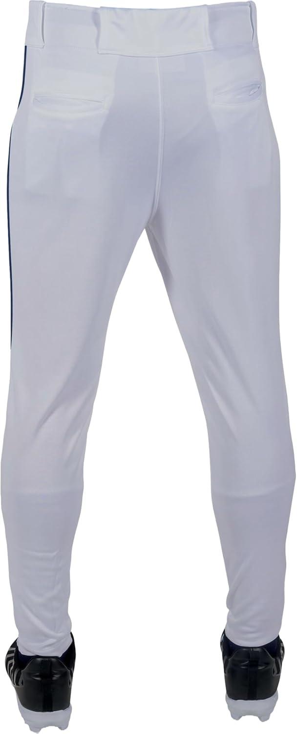 imageRawlings  Mens Launch Series Baseball Pants  Pro Taper Fit  Adult Sizes  Piped  Multiple ColorsWhite  Navy
