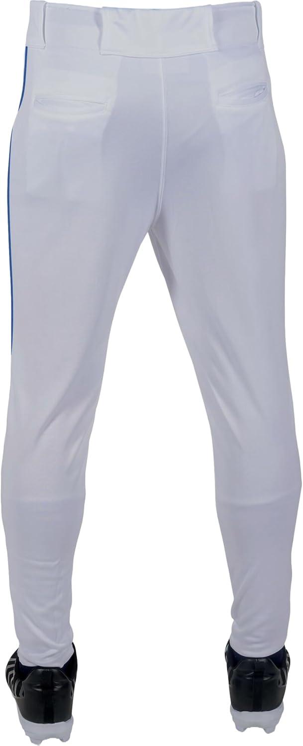 imageRawlings  Mens Launch Series Baseball Pants  Pro Taper Fit  Adult Sizes  Piped  Multiple ColorsWhite  Royal