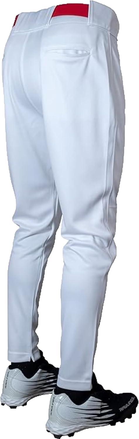 imageRawlings  Mens Launch Series Baseball Pants  Pro Taper Fit  Adult Sizes  Piped  Multiple ColorsWhite