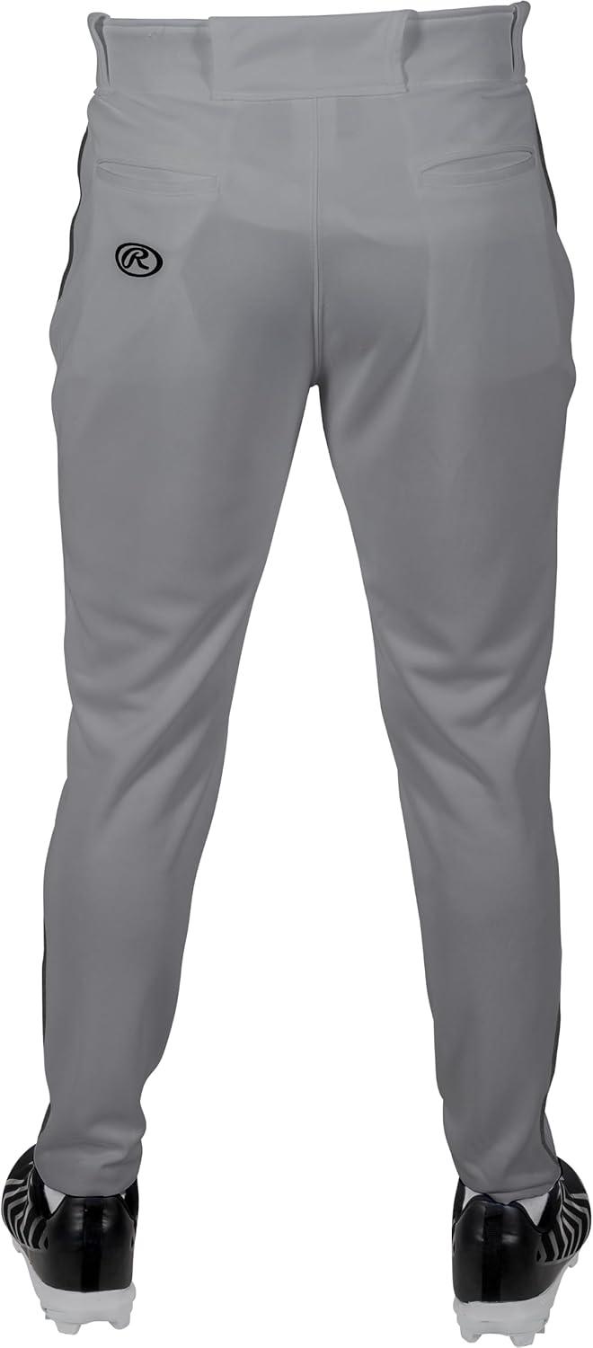 imageRawlings  Mens Pro 150 Series Baseball Pants  Pro Taper Fit  Adult Sizes  Piped  Multiple ColorsGrey  Black