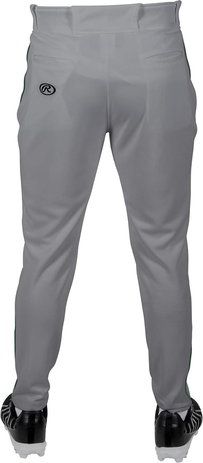 imageRawlings  Mens Pro 150 Series Baseball Pants  Pro Taper Fit  Adult Sizes  Piped  Multiple ColorsGrey  Dark Green