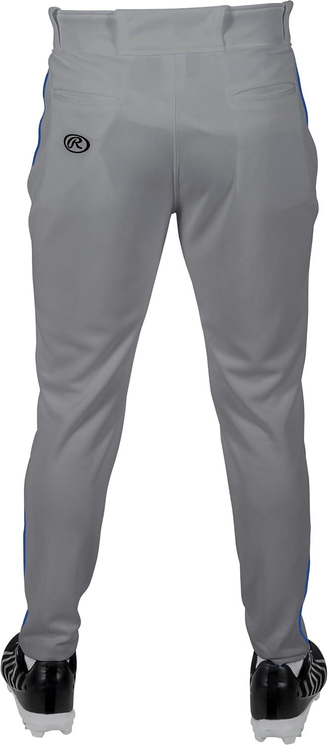 imageRawlings  Mens Pro 150 Series Baseball Pants  Pro Taper Fit  Adult Sizes  Piped  Multiple ColorsGrey  Royal