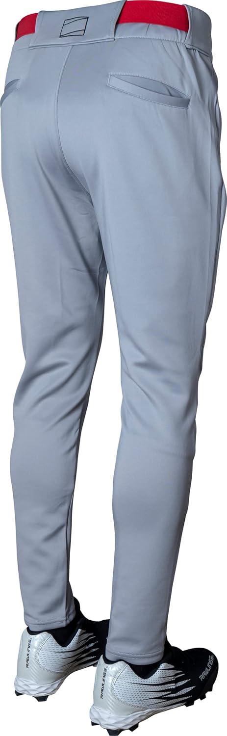 imageRawlings  Mens Pro 150 Series Baseball Pants  Pro Taper Fit  Adult Sizes  Piped  Multiple ColorsGrey