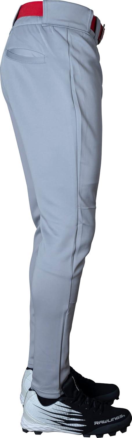 imageRawlings  Mens Pro 150 Series Baseball Pants  Pro Taper Fit  Adult Sizes  Piped  Multiple ColorsGrey