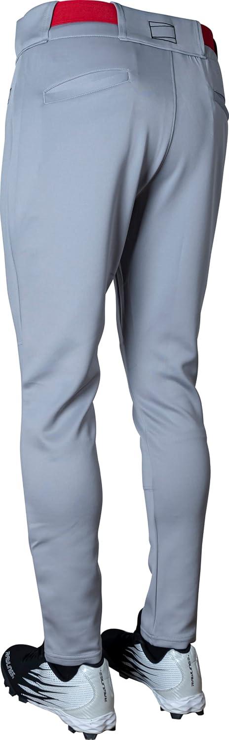 imageRawlings  Mens Pro 150 Series Baseball Pants  Pro Taper Fit  Adult Sizes  Piped  Multiple ColorsGrey