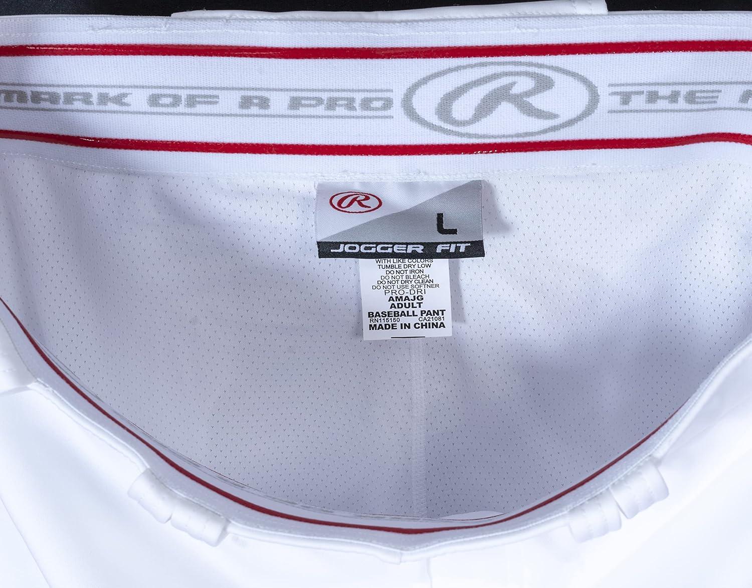 imageRawlings  Mens Pro 150 Series Baseball Pants  Pro Taper Fit  Adult Sizes  Piped  Multiple ColorsWhite