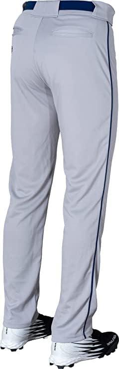 imageRawlings  PRO 150 Series Baseball Pants  Full Length SemiRelaxed Fit  Youth Sizes  Piped  Multiple ColorsGrey  Navy