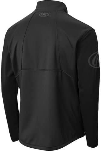 imageRawlings Gold Collection FullZip Jacket Weather Resistant Adult Sizes Multiple StylesBlack