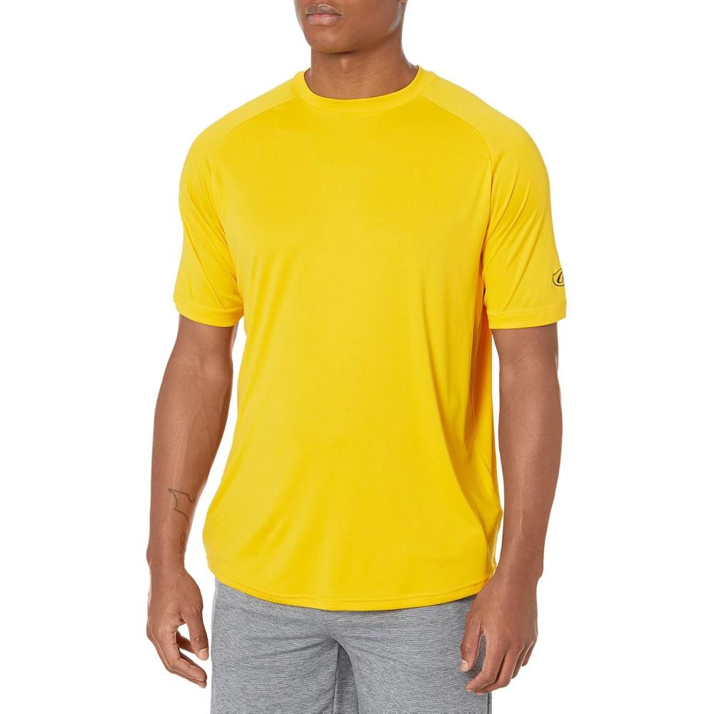 imageRawlings  Mens Athletic Tech Short Sleeve Shirt  Adult Sizes  Multiple ColorsLight Gold