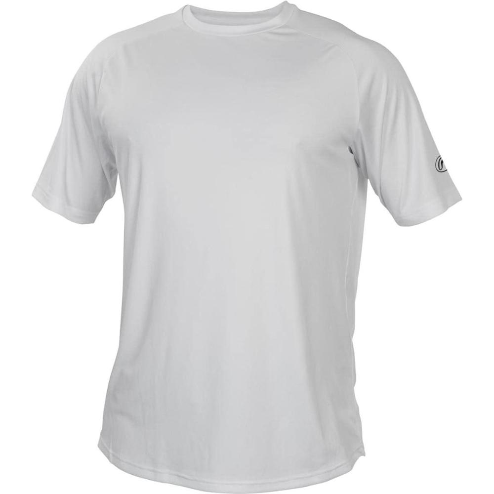 imageRawlings  Mens Athletic Tech Short Sleeve Shirt  Adult Sizes  Multiple ColorsWhite
