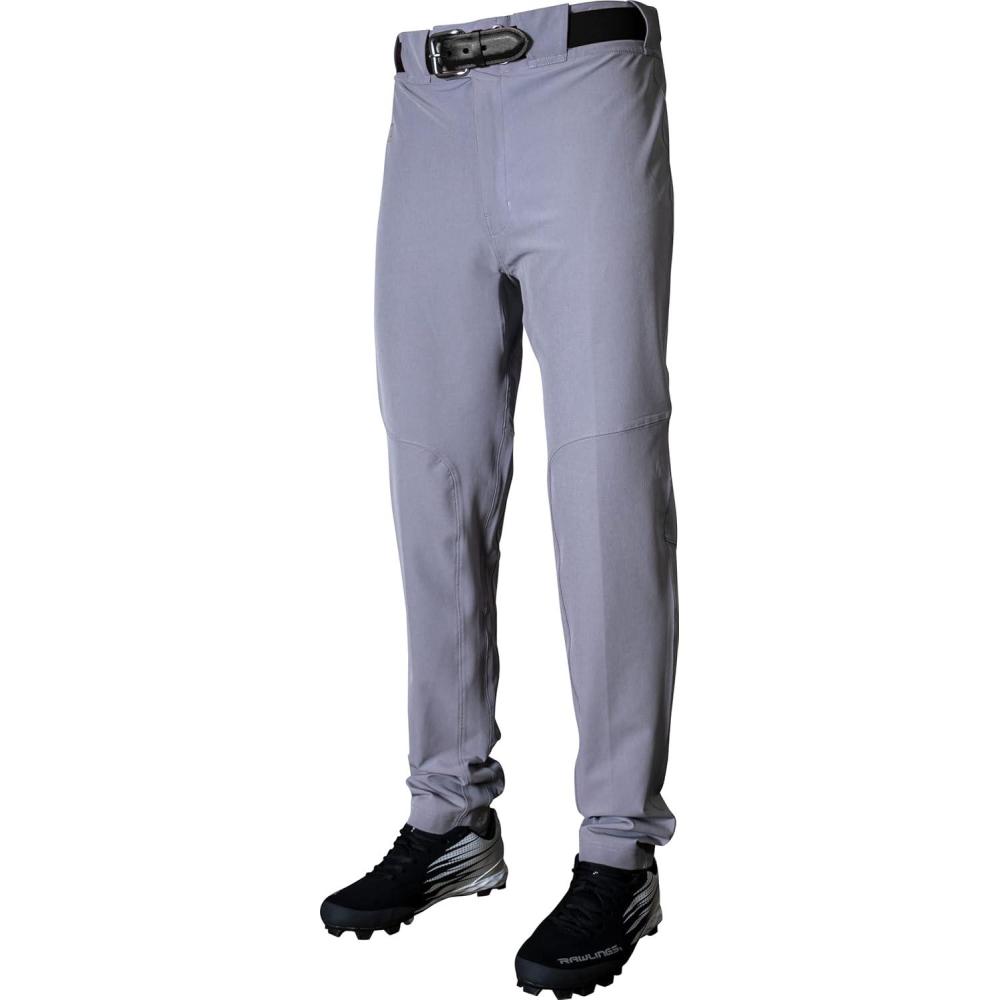 imageRawlings  Mens Gold Collection Series Baseball Pants  SemiRelaxed Tapered Fit  Adult Sizes  Solid  Multiple ColorGrey