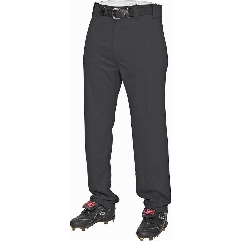 imageRawlings  PRO 150 Series Baseball Pants  Full Length SemiRelaxed Fit  Youth Sizes  Piped  Multiple ColorsBlack