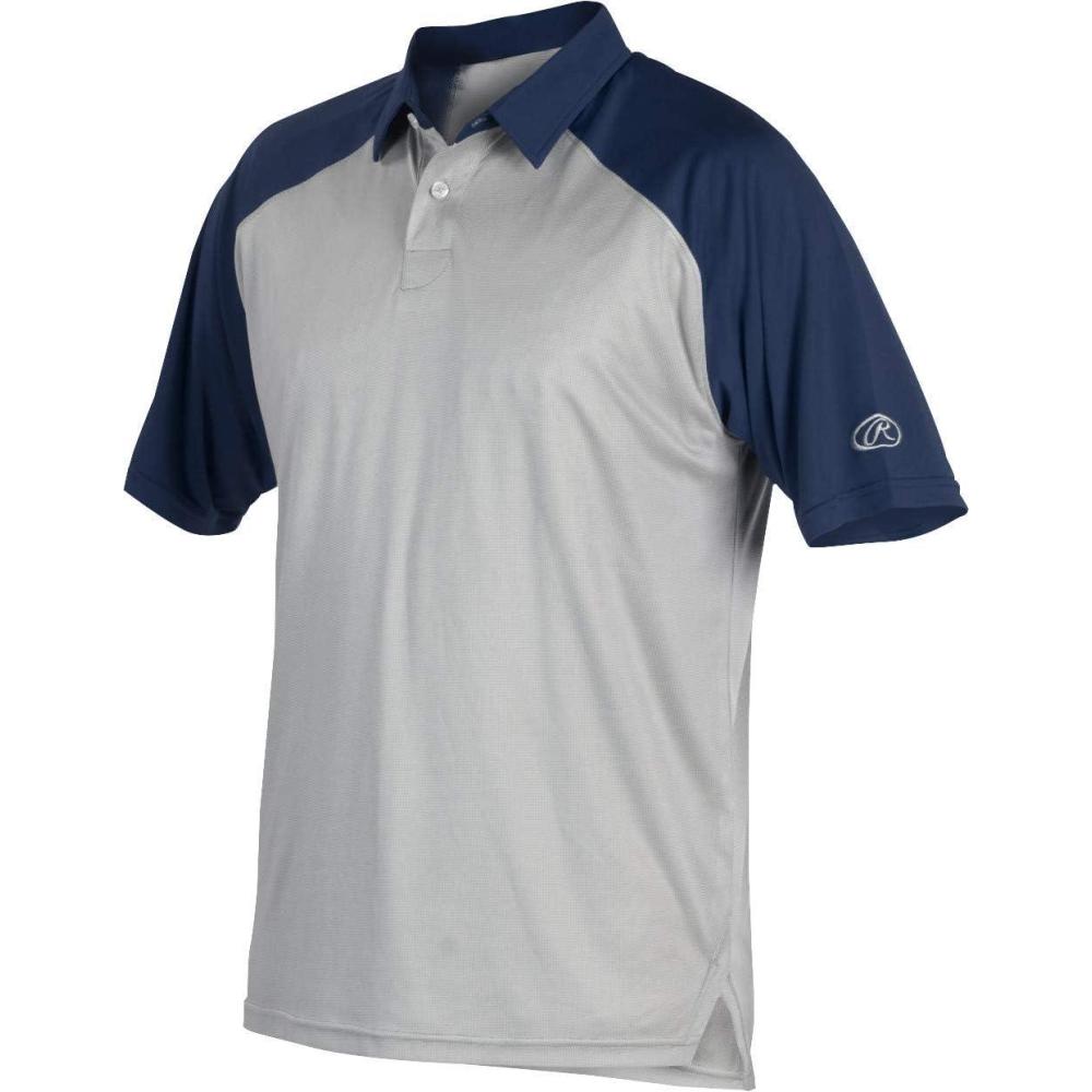 imageRawlings Mens Colorsync PoloGreyNavy
