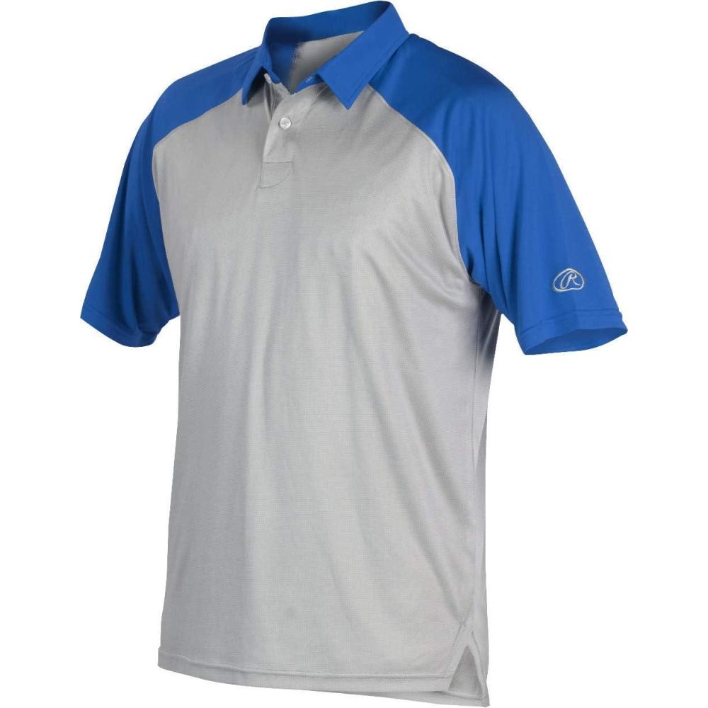 imageRawlings Mens Colorsync PoloGreyRoyal