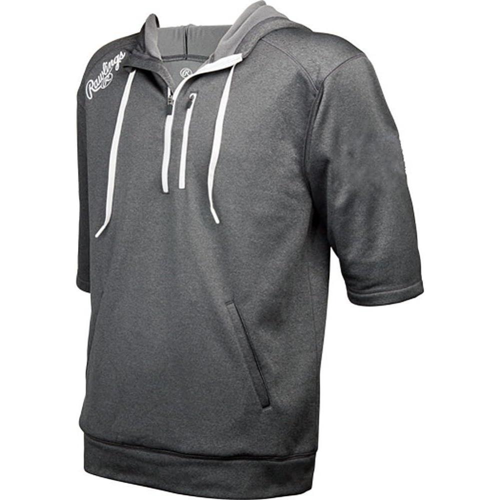 imageRawlings Mens Half Sleeve Performance HoodieGrey