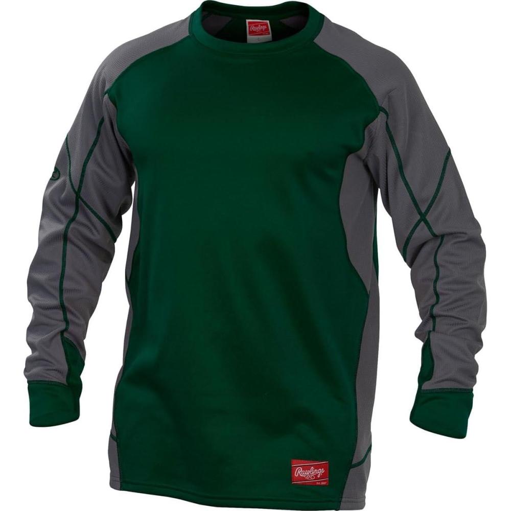 imageRawlings mens Rawlings Adult Dugout Fleece Pullover SeriesDark Green