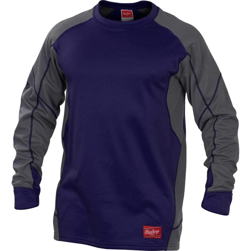 imageRawlings mens Rawlings Adult Dugout Fleece Pullover SeriesPurple