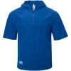 imageRawlings  Mens Colorsync Short Sleeve Hooded Cage Jacket  Athletic Training Apparel  Adult Sizes  Multiple ColorsBlue