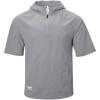 imageRawlings  Mens Colorsync Short Sleeve Hooded Cage Jacket  Athletic Training Apparel  Adult Sizes  Multiple ColorsGray