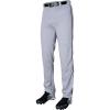 imageRawlings SemiRelaxed Full Length Baseball Pant  Solid amp Piped Options  Youth Sizes  Multiple ColorsGrey  Black