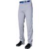 imageRawlings SemiRelaxed Full Length Baseball Pant  Solid amp Piped Options  Youth Sizes  Multiple ColorsGrey  Royal