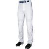 imageRawlings SemiRelaxed Full Length Baseball Pant  Solid amp Piped Options  Youth Sizes  Multiple ColorsWhite  Navy