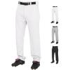 imageRawlings SemiRelaxed Full Length Baseball Pant  Solid amp Piped Options  Youth Sizes  Multiple ColorsWhite