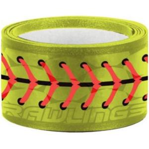 Rawlings | 1.00mm / 1.80mm / 2.75mm Bat Grip | Baseball / Softball | Multiple Colors(Neon Yellow Seams)