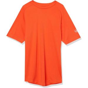 Rawlings | Boy’s Athletic Tech Short Sleeve Shirt | Youth Sizes | Multiple Colors(Burnt Orange)
