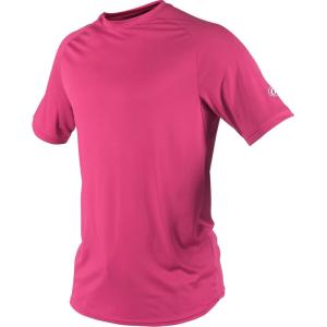 Rawlings | Boy’s Athletic Tech Short Sleeve Shirt | Youth Sizes | Multiple Colors(Hot Pink)