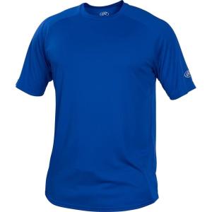 Rawlings | Boy’s Athletic Tech Short Sleeve Shirt | Youth Sizes | Multiple Colors(Royal Blue)