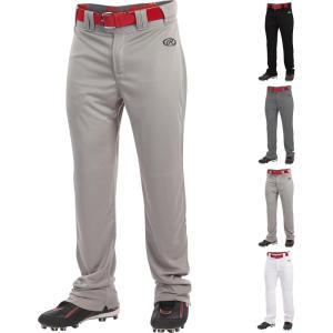 Rawlings | Boy’s Launch Series Baseball Pants | Full Length Semi-Relaxed Fit | Youth Sizes | Solid | Multiple Colors(Grey)