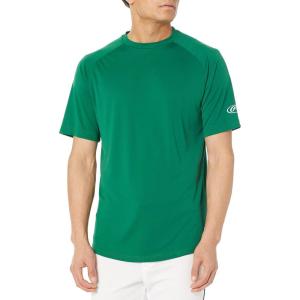 Rawlings | Men’s Athletic Tech Short Sleeve Shirt | Adult Sizes | Multiple Colors(Dark Green)