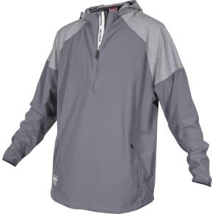 Rawlings | Men’s Colorsync Long Sleeve Hooded Jacket | Athletic Training Apparel | Adult Sizes | Multiple Colors(Gray)