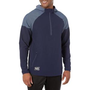 Rawlings | Men’s Colorsync Long Sleeve Hooded Jacket | Athletic Training Apparel | Adult Sizes | Multiple Colors(Navy)