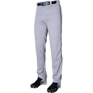 Rawlings | PRO 150 Series Baseball Pants | Full Length Semi-Relaxed Fit | Youth Sizes | Piped | Multiple Colors(Grey / Navy)