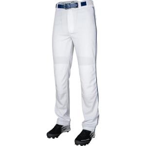Rawlings | PRO 150 Series Baseball Pants | Full Length Semi-Relaxed Fit | Youth Sizes | Piped | Multiple Colors(White / Navy)