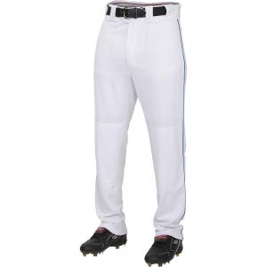 Rawlings | PRO 150 Series Baseball Pants | Full Length Semi-Relaxed Fit | Youth Sizes | Piped | Multiple Colors(White/Royal)