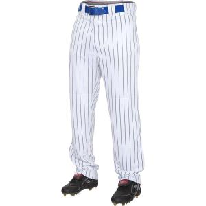 Rawlings | PRO 150 Series Baseball Pants | Youth Sizes | Pinstripes | Relaxed Fit(White/Royal)