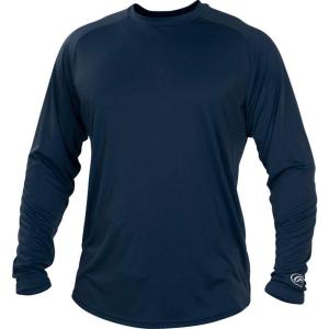 Rawlings Boys Youth Tech Long Sleeve Shirt Series(Navy)