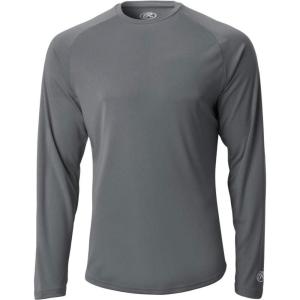 Rawlings Mens Adult Tech Long Sleeve Shirt Series(Grey)