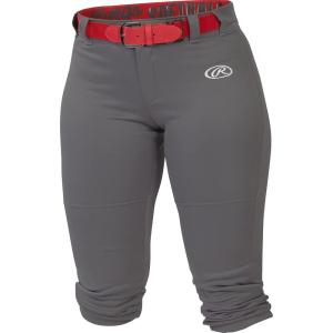 Rawlings Womens Launch Series Fastpitch Softball Pants | Adult Sizes | Multiple Colors(Graphite)