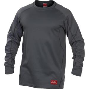 Rawlings mens Rawlings Adult Dugout Fleece Pullover Series(Graphite)
