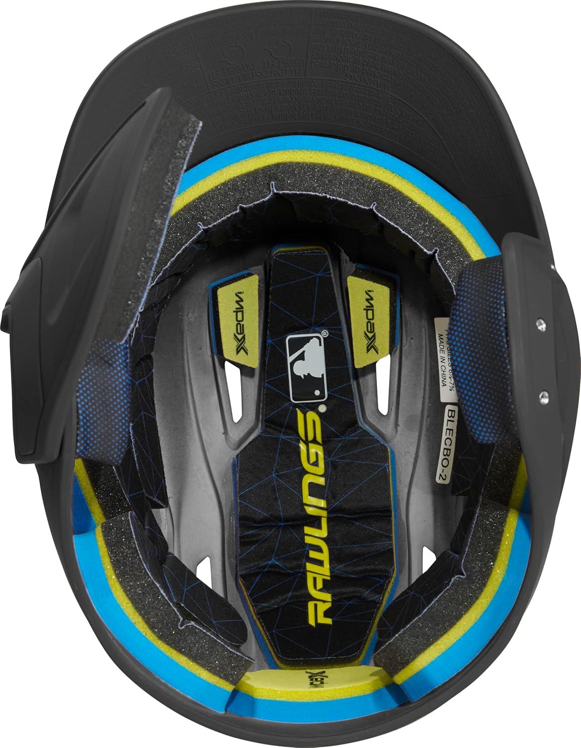 imageRawlings  MACH Adjust Baseball Batting Helmet  Adjustable Face Guard  Matte  JR amp SR Sizes  Multiple ColorsMatte Black