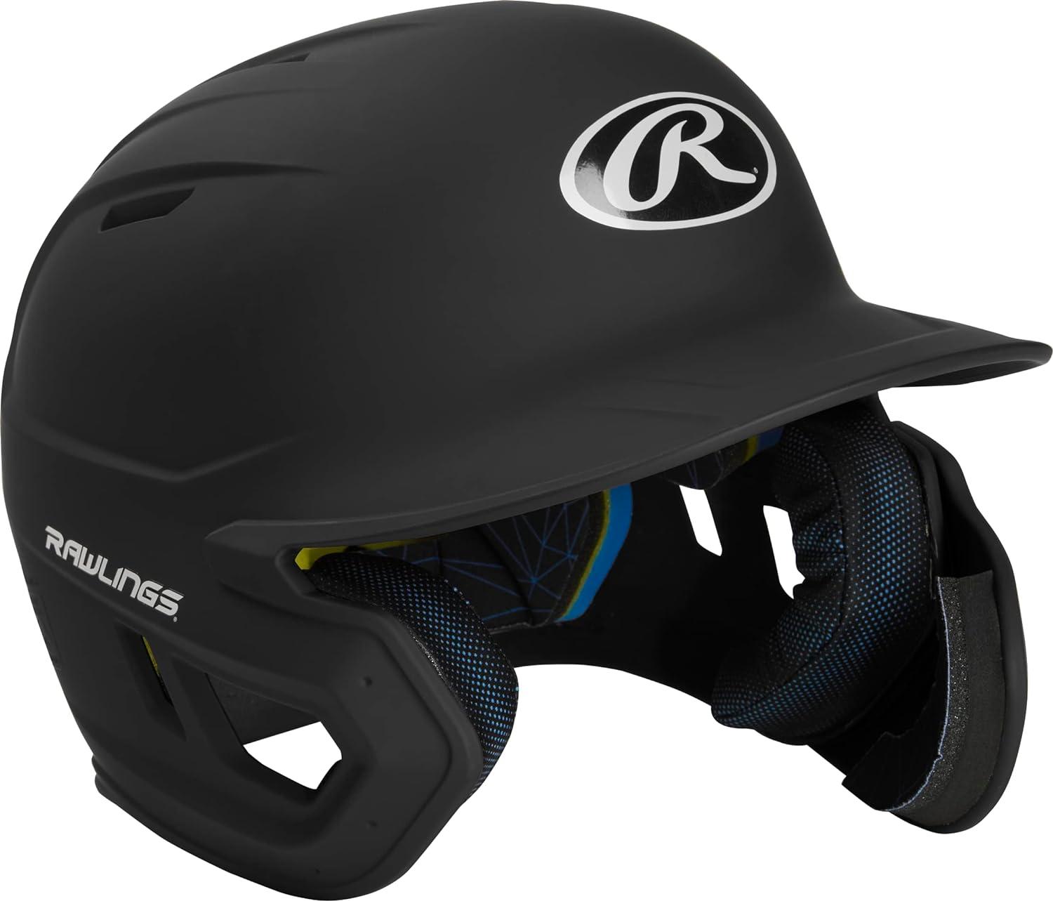 imageRawlings  MACH Adjust Baseball Batting Helmet  Adjustable Face Guard  Matte  JR amp SR Sizes  Multiple ColorsMatte Black