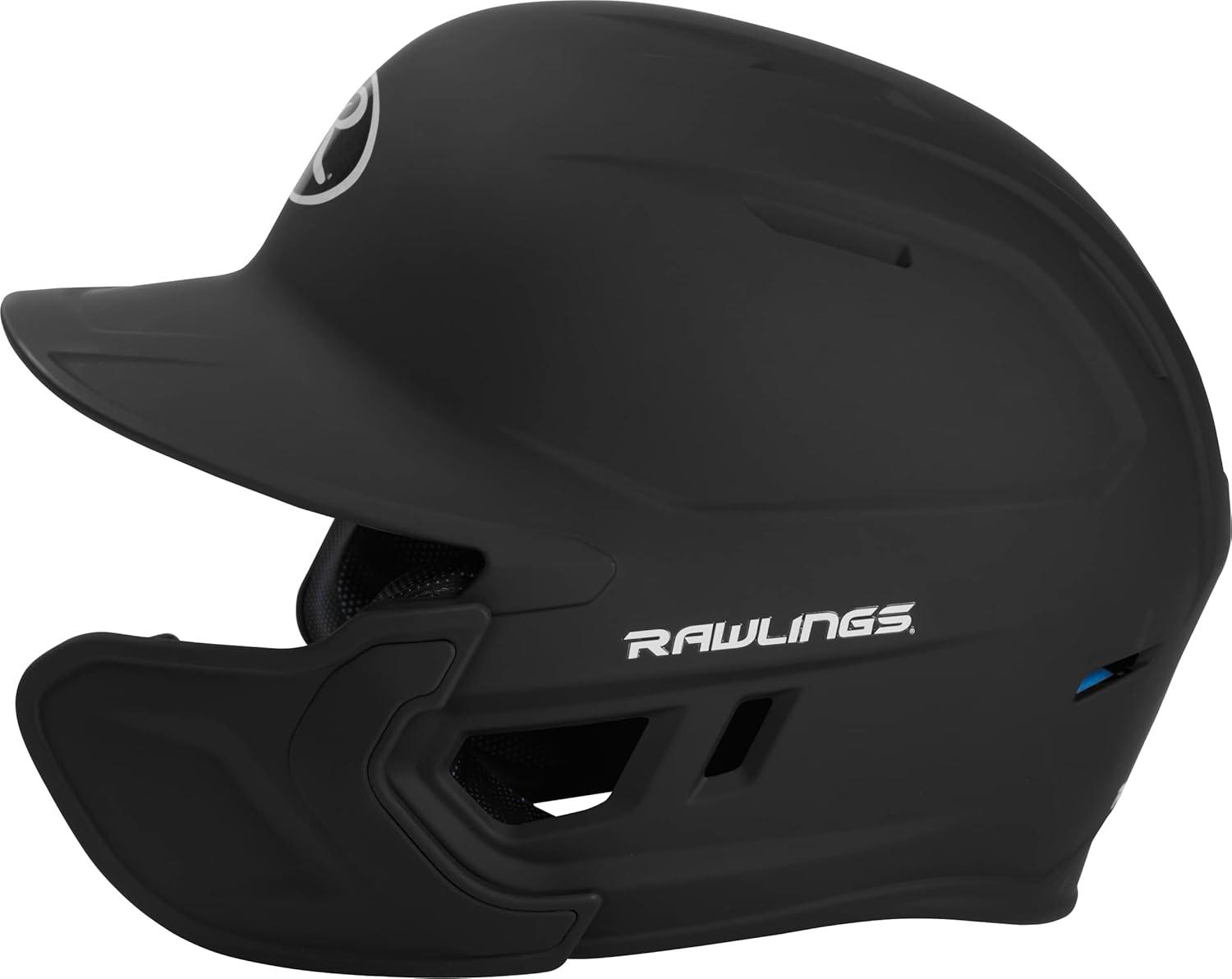 imageRawlings  MACH Adjust Baseball Batting Helmet  Adjustable Face Guard  Matte  JR amp SR Sizes  Multiple ColorsMatte Black