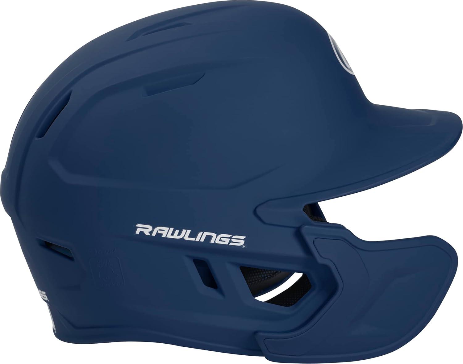imageRawlings  MACH Adjust Baseball Batting Helmet  Adjustable Face Guard  Matte  JR amp SR Sizes  Multiple ColorsMatte Navy